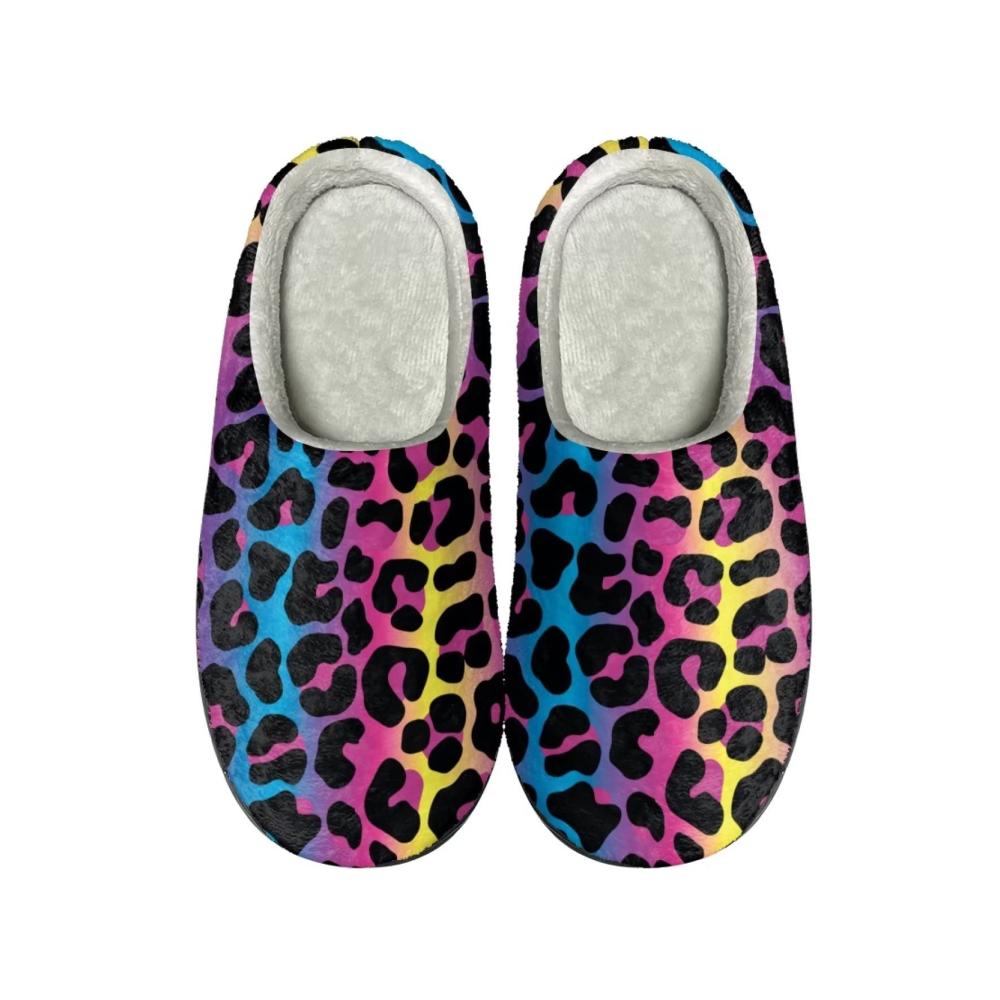 Farbenfrohes Leopardenmuster