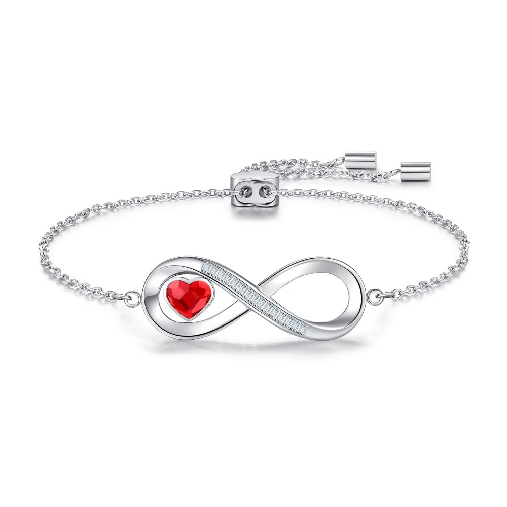 Armband Edelstahl - Rot