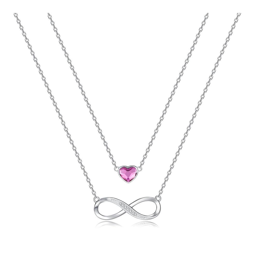 Layering - Silber - Violett