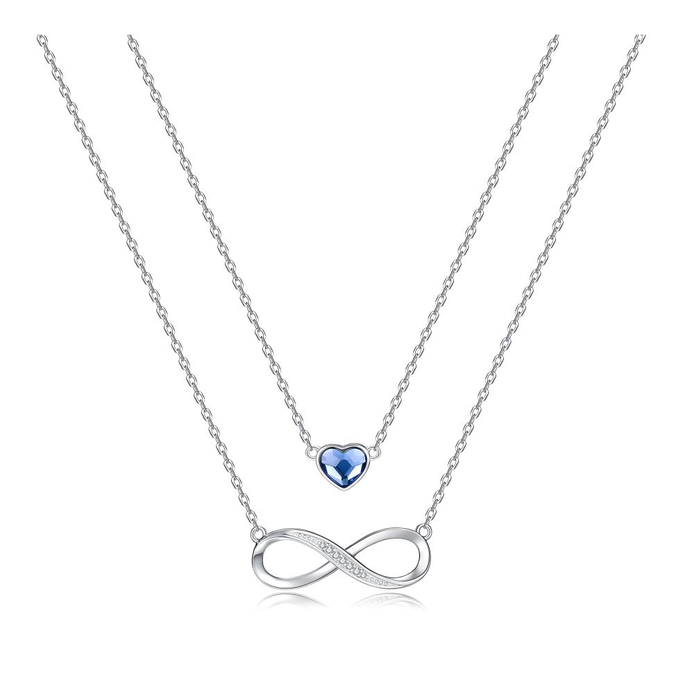 Layering - Silber - Blau
