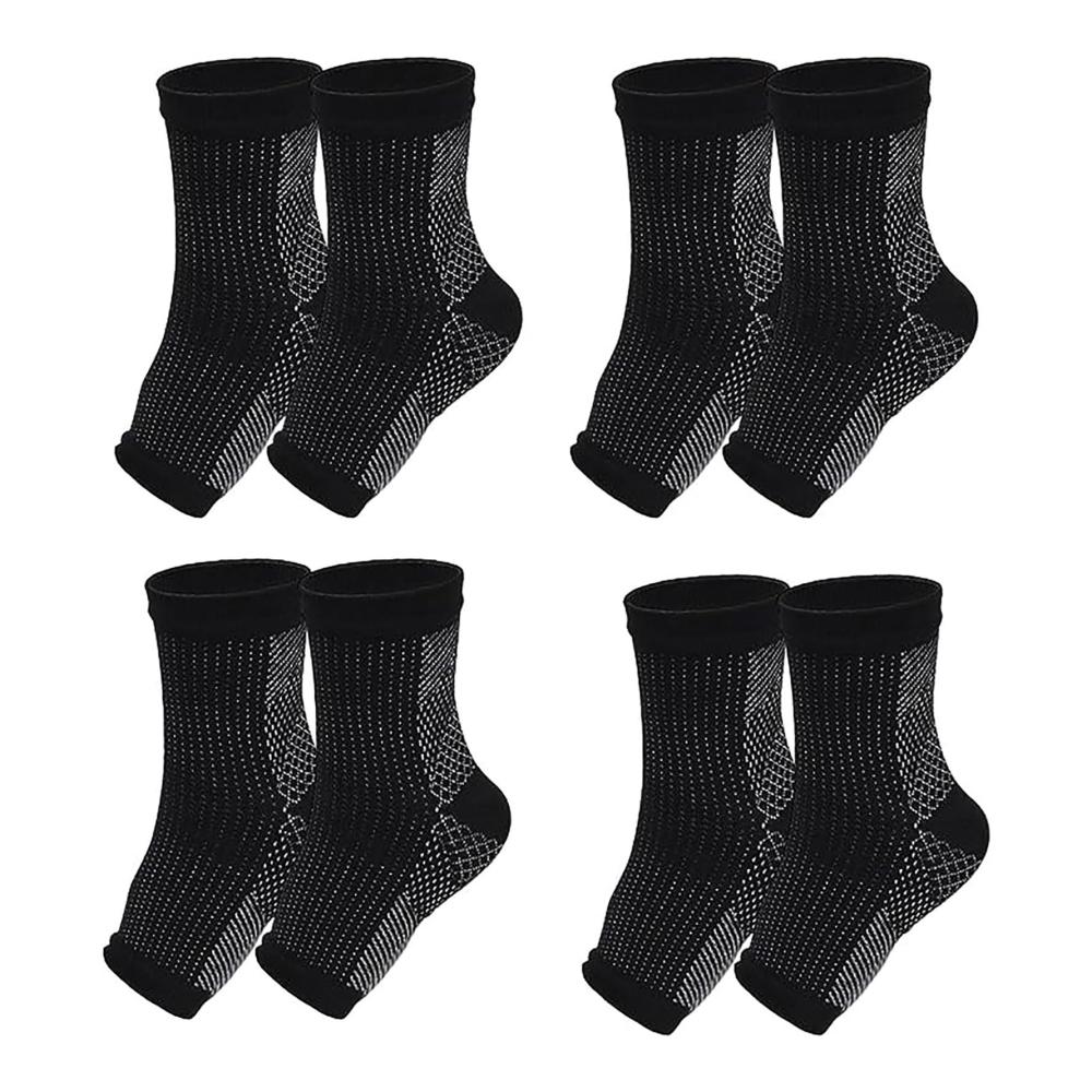 4 Pairs Black