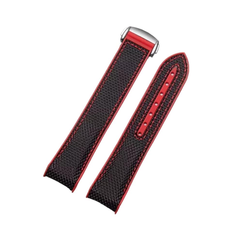 Black With Red-silvery Buckle
