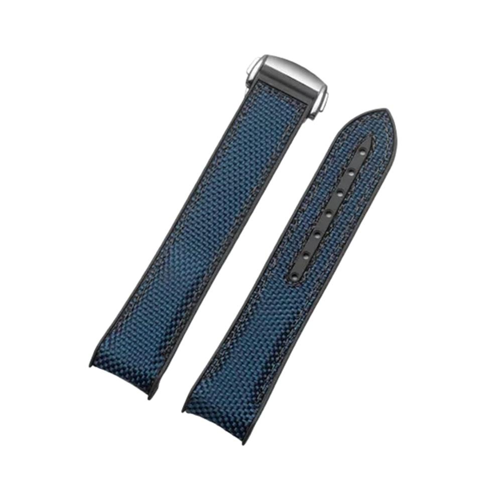 Blue with Black-Silvery Buckle