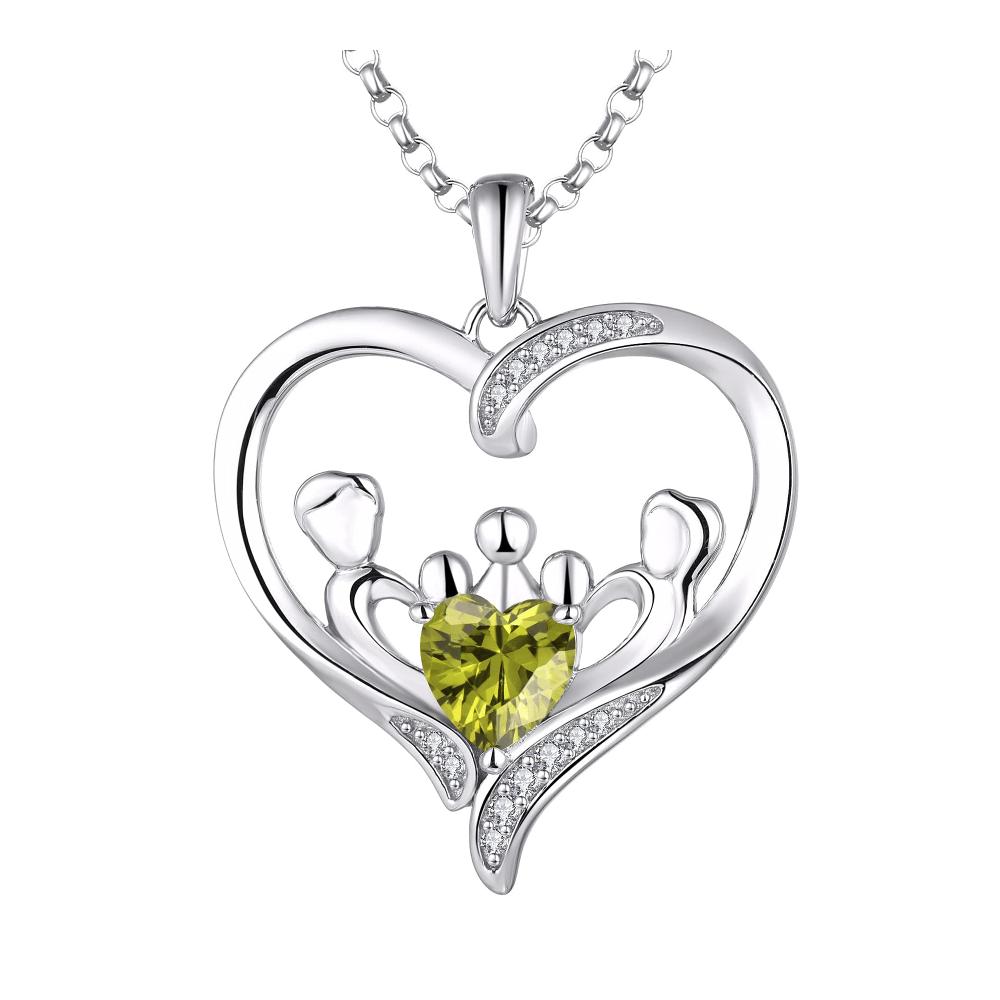 August,peridot Farbe