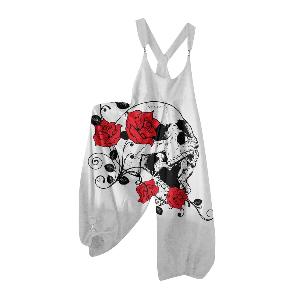 01-weiß Jumpsuit Damen Sommer