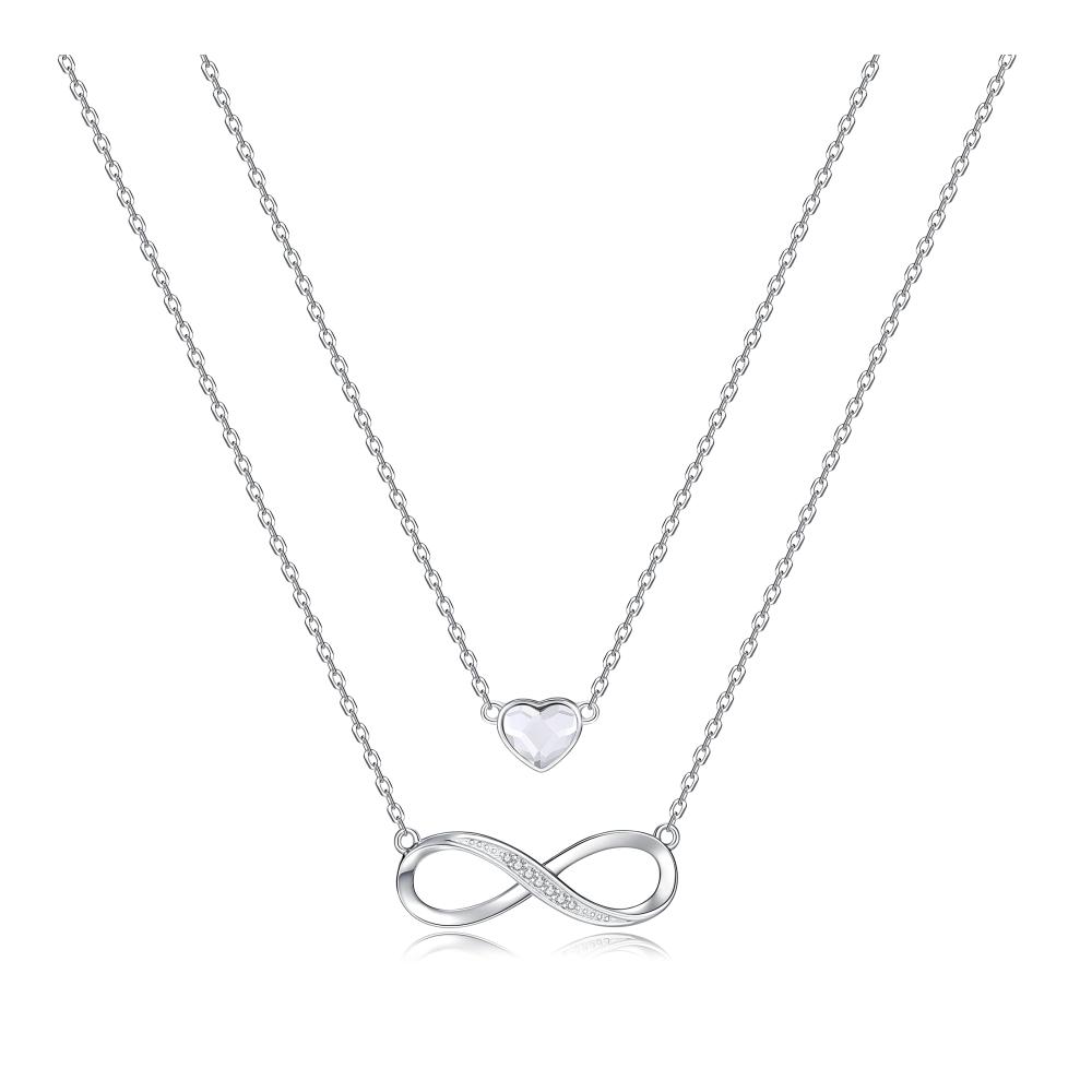 Layering - Silber - Weiß