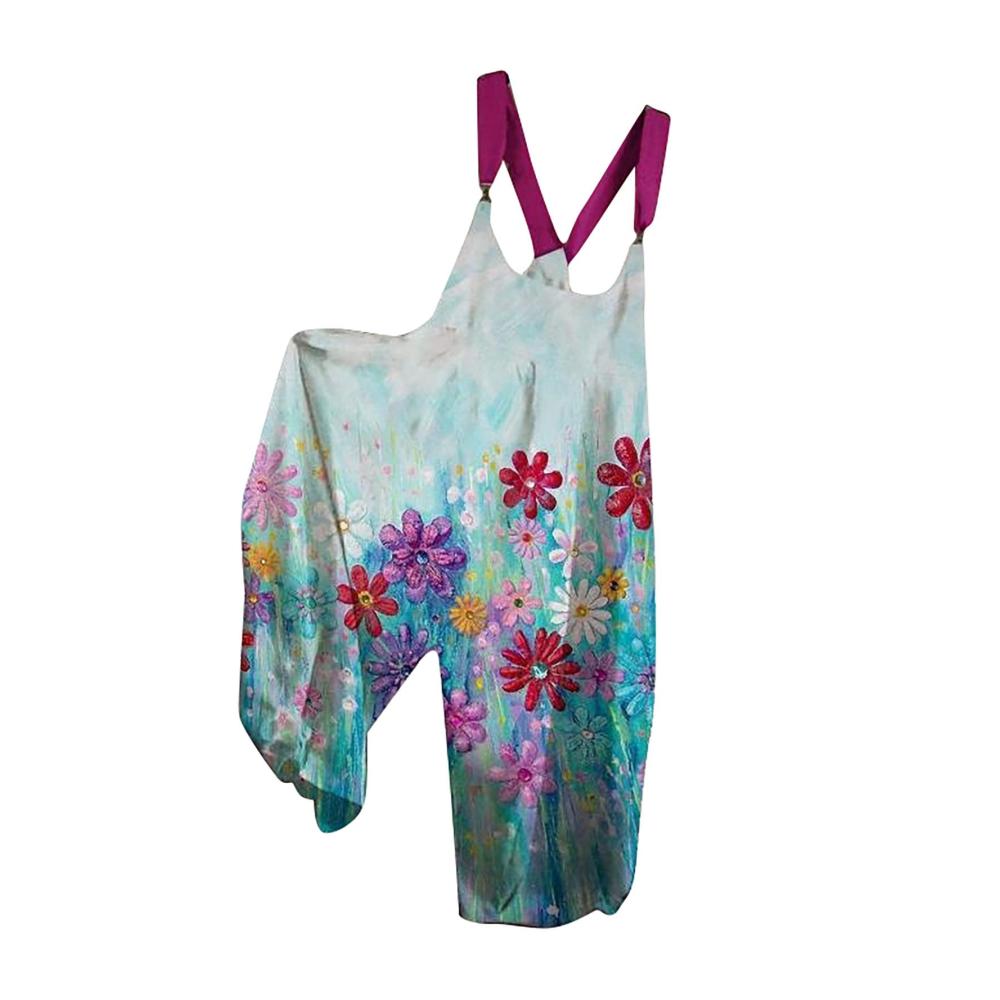 03-hellblau Jumpsuit Damen Sommer