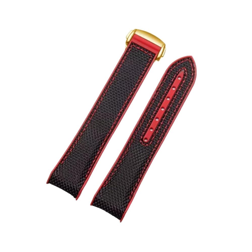 Black with Red-Gold Buckle